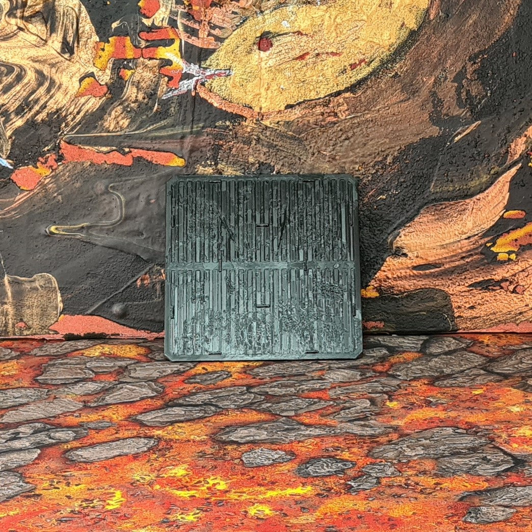 Industrial Enclave: 6x6 alternative roof weathered