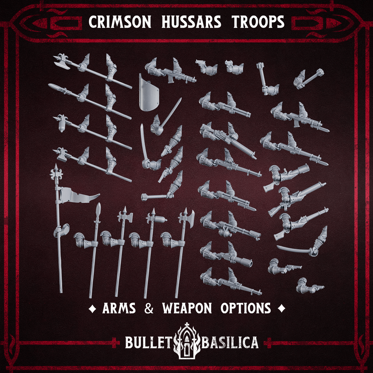 Crimson Hussars Troops (build kit)