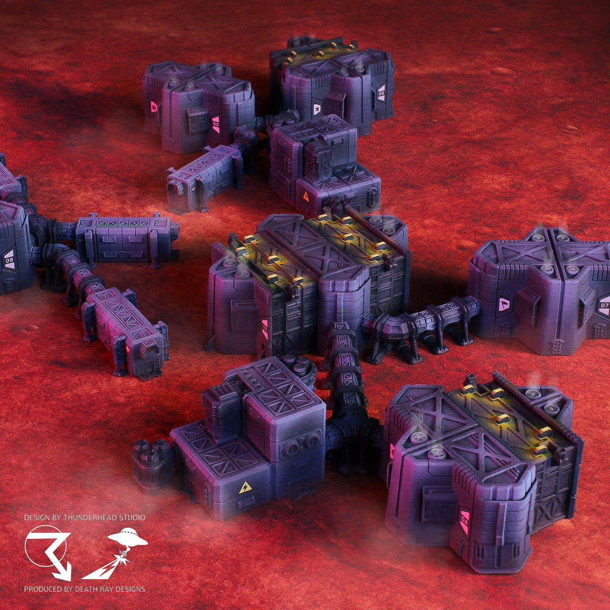 HEXTECH Drop Base Delta: Industrial Sector