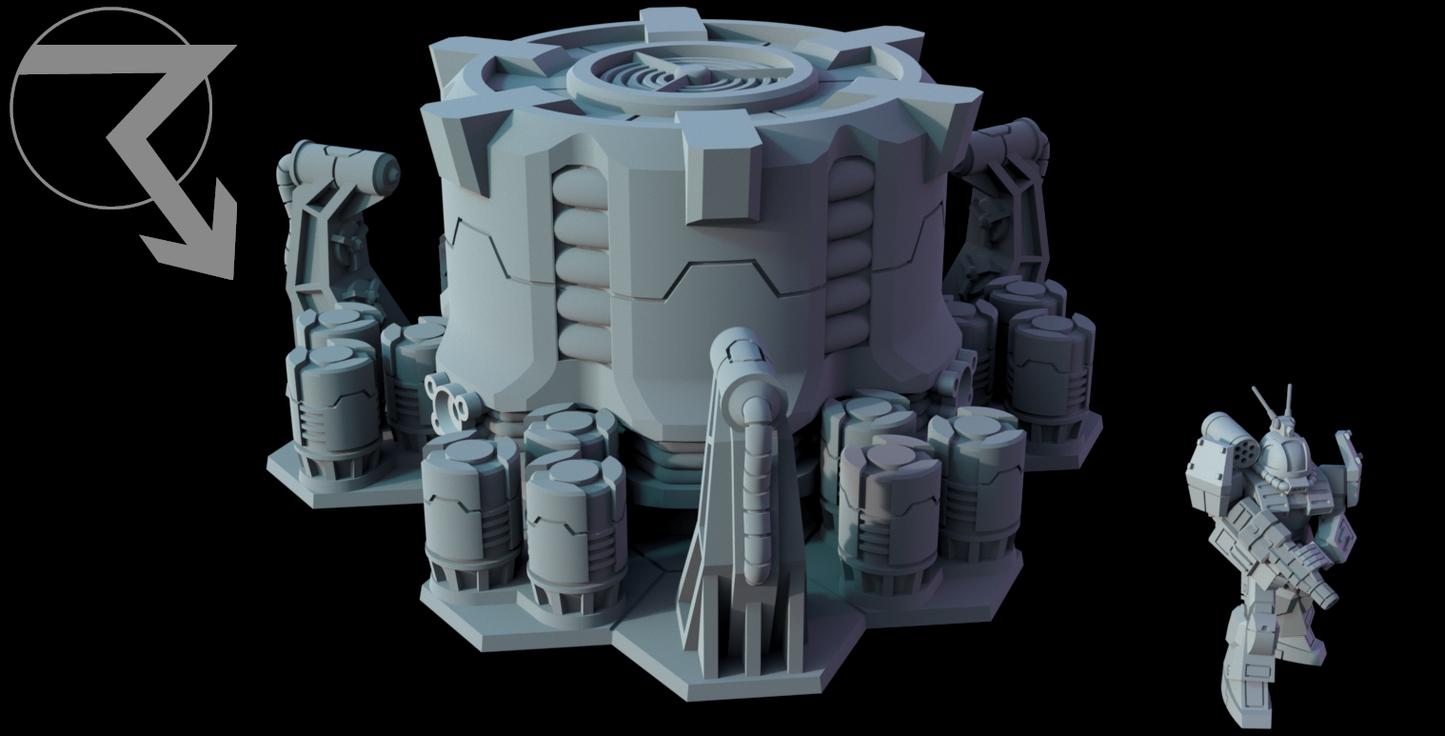 HEXTECH Industrial Power Complex: Fusion Reactor