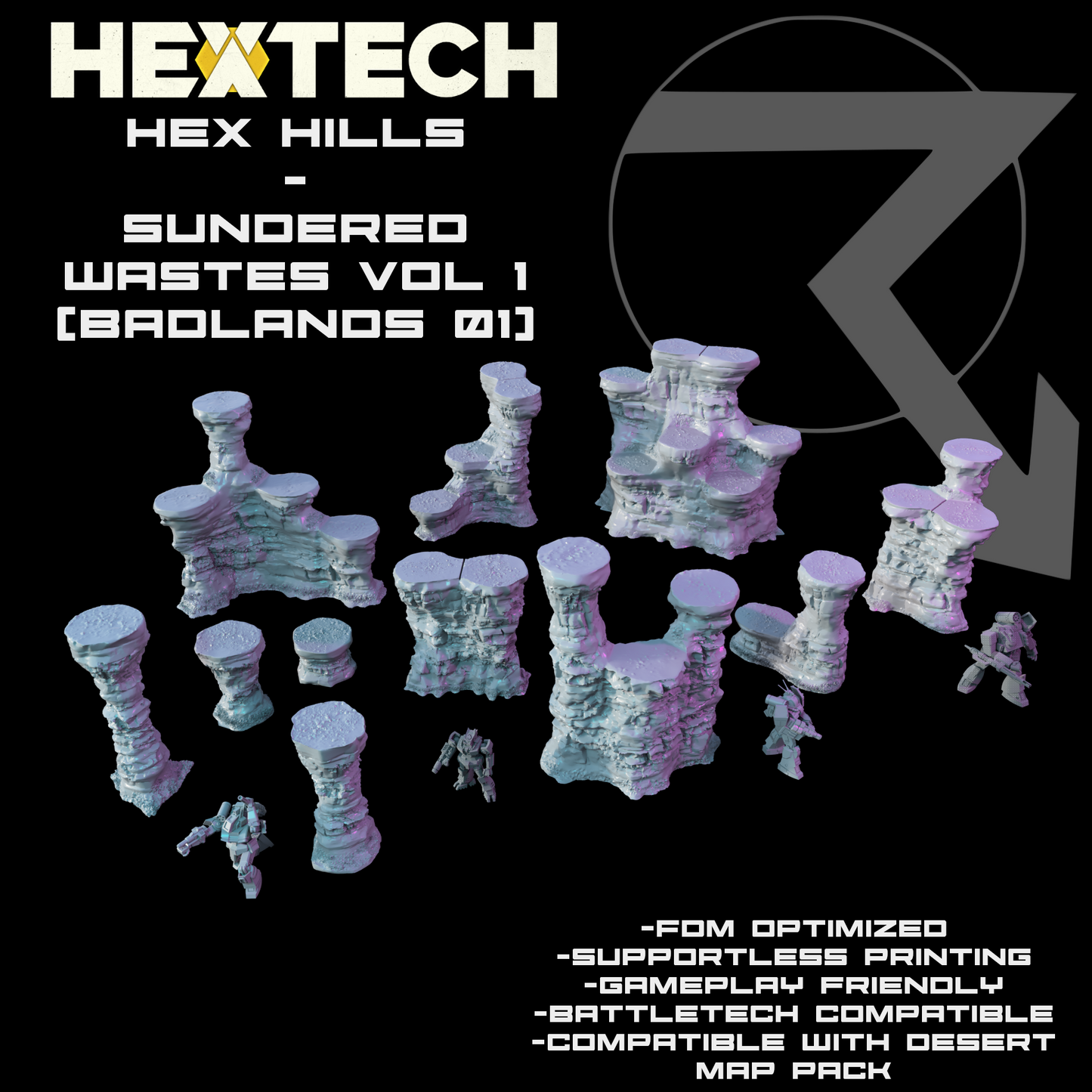 HEXTECH-Hex Hills-Sundered Wastes Vol. 1