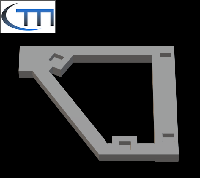HexTerrain-Adapter Erhöhung 1 (kurz)