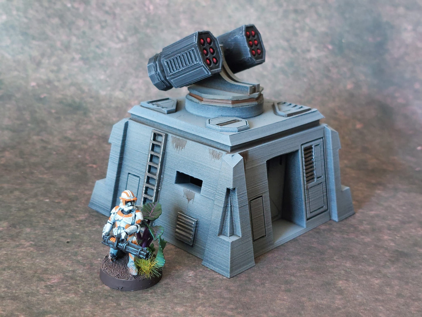 Sci-Fi Wargaming Terrain: Medium Pillbox