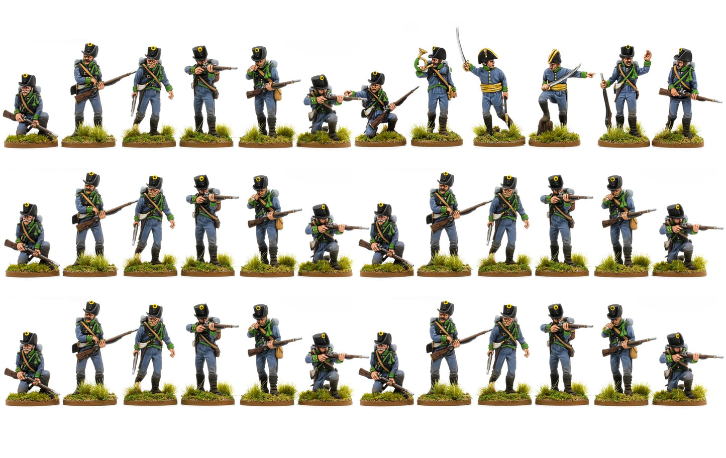 Austrian Jaegers Skirmishing Infantry Battalion 18mm (Resin)