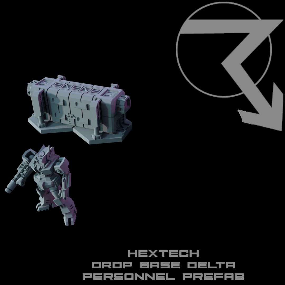 HEXTECH-Drop Base Delta: Personal Prefab Packed
