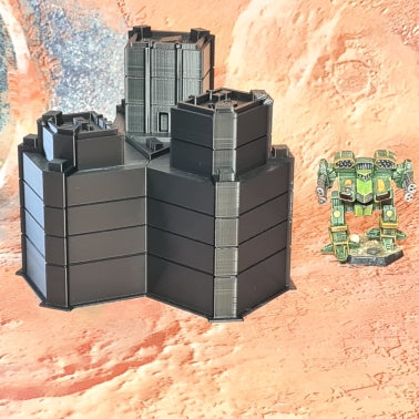 Gebäude 6 im 6mm Maßstab für Battletech und Alpha Strike