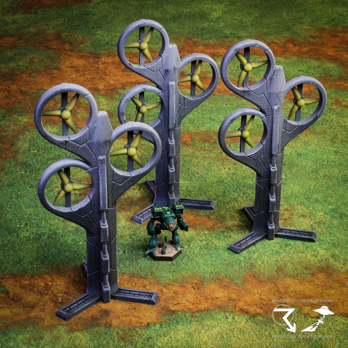 HEXTECH-Industrial Power Complex: Wind Turbine Bundle