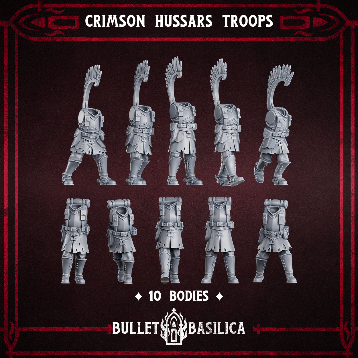 Crimson Hussars Troops (build kit)
