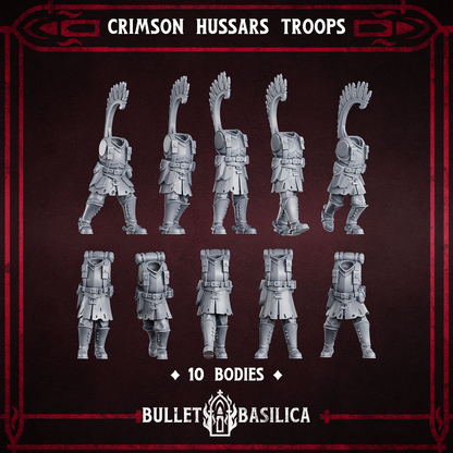 Crimson Hussars Troops (build kit)
