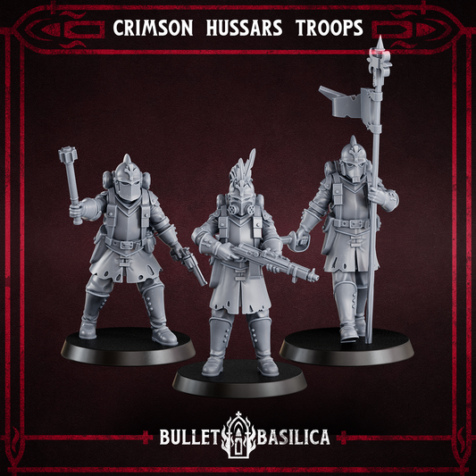 Crimsom Hussars Troops (build kit)