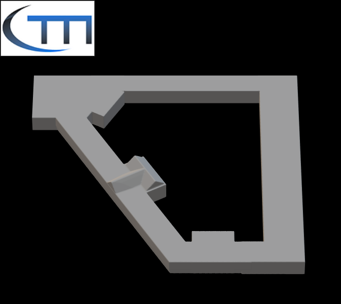 HexTerrain-Adapter Erhöhung 1 (kurz)