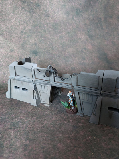 Sci-Fi Wargaming Terrain: Straight Base