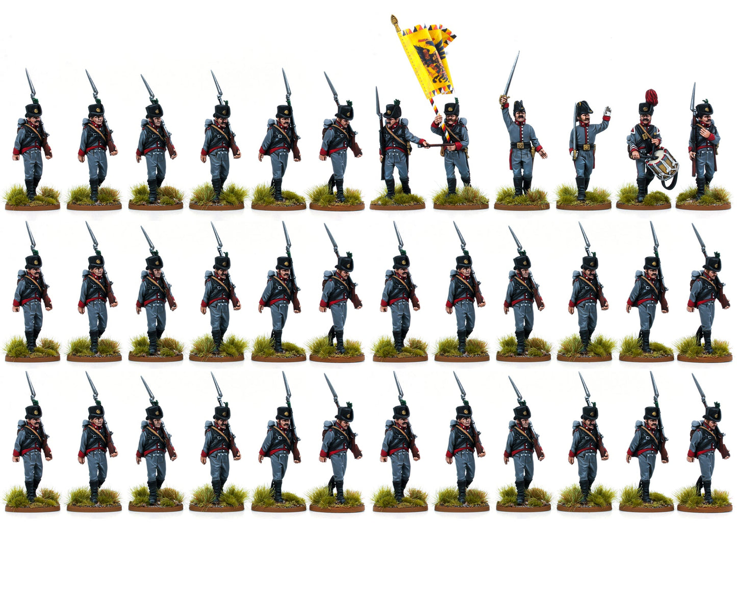 Austrian Landwehr of Lower and Upper Austria Battalion 18mm (Resin)