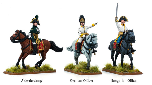 Austrian Mounted Officers 18mm (Resin)