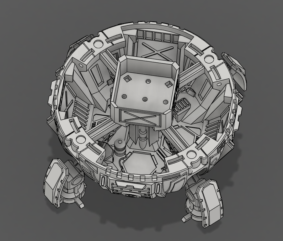 Guild Dropship Mechscale