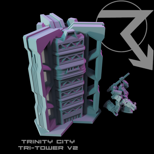HEXTECH-Trinity City-Core Buildings